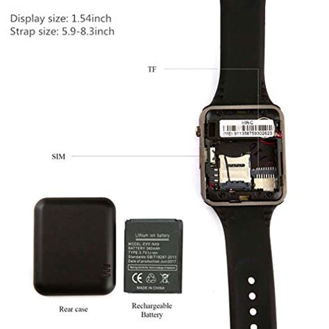 amazqi smart watch sim card|smart watch sim card size.